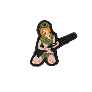 SHOTGUN GIRL PVC Patch [8FIELDS]